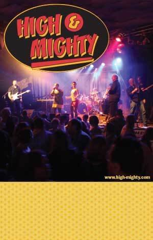 High & Mighty marketing poster - vertical